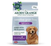 Arden Grange Sensitive Light/Senior Grain Free Dog Food - Dry - 12kg Bag