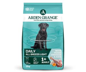 Arden Grange | With fresh chicken & rice | Light Adult | 4 x 2 kg | Trockenfutter