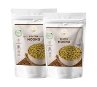 Ardent Source Roasted Moong Jor (Beaten Green gram) 150g, Crunchy Ready to Eat,Protein rich, Vegan- pack of 2