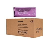 ARDENTLY LOVE Compatible UPP-110HG Ultrasound Film/Media High Gloss Ultrasound Paper 10 Rolls,Type V High Gloss Thermal Print Film/Media