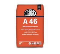 Ardex A46 11kg | Rapid-Setting Slump-Free Repair Mortar for Concrete | Internal & External Use | Shrinkage-Free