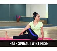 Ardha Matsyendrasana or Half Spinal Twist Pose Simple Yoga Lessons With AJ