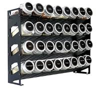 Ardier Spice 4 Tier Rack Organizer for Countertop, Cabinet or Wall Mount