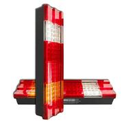 Ardillion 2 x LED 24V 6 functions Rear Board Lights Tail Lamps for Truck Lorry Tractor Wagon Trailer Bus Chassis Universal Usage