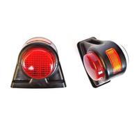 Ardillion 2x 12V-24V Bulb Side Marker White Amber Red Clearance Position Lights for Truck Bus Lorry Universal Fit