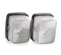 Ardillion 2x White 12-24V Front Marker Lights Truck Trailer Lorry Van Bus Chassis Bus Van