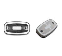 Ardillion PAIR LED NEON 2 FUNCTIONS FRONT SIDE MARKER CLEARANCE OUTLINE POSITION LIGHTS CAR VAN TUNING TRUCK TRAILER CHASSIS WHITE