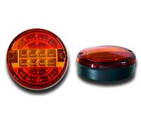 Ardillion SET OF 2 x 12V E-MARKED HAMBURGER LED REAR LIGHTS TAIL LAMPS TRUCK VAN LORRY PICKUP CAMPER ATV CARAVAN TRAILER MOTORHOME CAR HORSE BOX 4x4 OFF ROAD UNIVERSAL USAGE