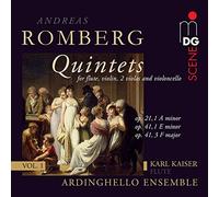 Ardinghello Ensemble / Karl Kaiser - Andreas Romberg: Flute Quintets Vol. 1 - Quintets op. 21