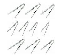 Ardisle 10 Sets 6 Inch Ice Tongs Food Sweet Bread Cake Wedding Bar BBQ Bucket Utensil