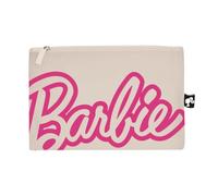 ARDITEX, Barbie Toiletry Bag, Make Up Pouch for Children, Perfect for Carrying Lo Travel Accessories, Fabric Vanity Bag, Ideal for Storing Small Objects, Cotton, 22.5 x 16 cm, beige, BARBIE