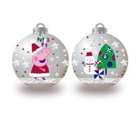 ARDITEX EONE-Peppa Pig PP14018 Christmas Baubles Diameter 8 cm (Pack of 6)