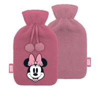 ARDITEX Minnie Embroidered Hot Water Bottle with Plush Cover