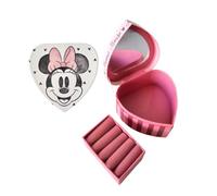 ARDITEX, Minnie Jewellery Box, Heart Shape, Cardboard Gift Box, Perfect as a Tooth Box, Photography and Crafts, Sewing, Small Objects, 12 x 12 x 7 cm