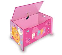 Peppa Pig Deluxe Wooden Toy Box & Bench by Nixy Children
