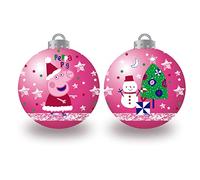 ARDITEX PP14017 Pack of 6 Christmas Tree Baubles Diameter 8 cm by EONE-Peppa Pig