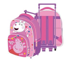 ARDITEX PP16435 Trolley 24x36x12 cm with Folding Base by EONE-Peppa Pig, pink, Medium