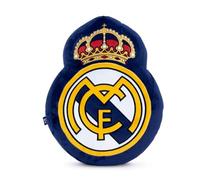 ARDITEX Real Madrid Fan Item, Decorative Cushion to Match Your Real Madrid Bed Linen, Shield-Shaped, Ideal for Football Fans, Decorative Cushion with Filling and Cover, 100% Polyester, 21 x 28 x 40 cm