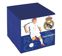 ARDITEX RM13725 - Foldable Cube Fabric Organiser 31 x 31 x 31 cm from Clubs-Real Madrid CF