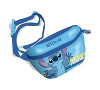 ARDITEX Stitch Waist Bag 27 x 11 x 6.5 cm - Made of Polyester with Zip Closure and Adjustable Belt - Sky Blue