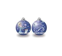 ARDITEX WD13415 Pack of 6 Disney-Frozen II Christmas Tree Baubles Diameter 8 cm