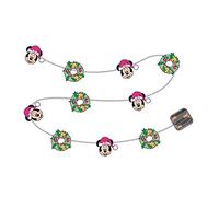 ARDITEX WD14014 Disney-Minnie 10 Warm LED Christmas String Lights - 65"