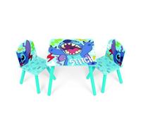 ARDITEX Set of Table (50x50x44cm) and 2 Chairs (26.5x26.5x50cm) Lilo & Stitch Wood