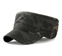 Ardorion Men's Camouflage Army Cap Cotton Military Cap Peaked Cap Flat Cap Outdoor Baseball Cap Camouflage Hat Sport Military Hat, b, One Size
