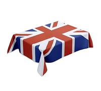 Ardorman Union Jack Flag Theme Tablecloth, United Kingdom Tablecloths, Rectangular Table Cloths Covers, Great British Deluxe Tablecover for Parties Birthdays Weddings Christmas
