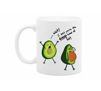 Ardour Van Sudopo The Coffee Corner - Funny Avocado Coffee or Tea Mug - 11 Ounce White Ceramic - Gift for Girlfriend, Gift for Boyfriend