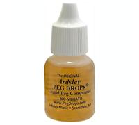 Ardsley Peg Drops - The Original Liquid Peg Compound for Violin, Viola, Cello & Bass - Stops Slipping and Squeaking Pegs - Easy "No-Remove" Application - 1/3 oz (9.8ml)