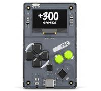 Arduboy FX-C Programmable Open Source 8-Bit Retro Handheld Game Console - 300+ Preloaded Classic Games, STEM Coding Board, USB-C Multiplayer, Credit Card Size Pocket Retro Gaming Device