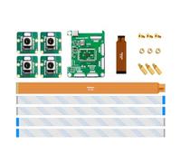Arducam 16MP Autofocus Quad-Camera Kit for Raspberry Pi, 16MP IMX519 Autofocus Synchronized Pi Camera, Compatible with Nvidia Jetson Nano/Xavier NX
