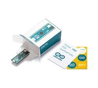 Arduino Micro with Headers [A000053] - ATmega32U4 Microcontroller, 16MHz, 20 Digital I/O Pins, 7 PWM Outputs, USB HID Support, Compact Design for Embedded Projects, Compatible with Arduino IDE