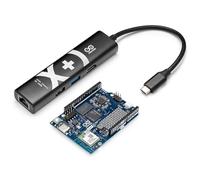 Arduino UNO Q 2GB AI Board + USB-C Hub 8-in-1, HDMI, Ethernet, USB Ports, Linux IoT SBC Kit