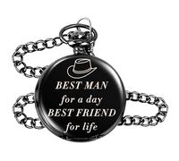 Ardusnpe Best Man Proposal Gifts,Best Man Gifts from Groom,Pocket Watch for Groomsmen Bestman,Groomsman Proposal Gifts,Groomsman Gifts for Wedding,Bridesman Gifts for Wedding,Bridesman Proposal Gifts,