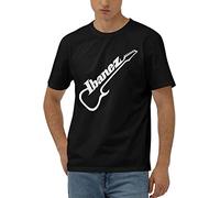ARDYX Ibanez Guitar Printed for Shirt Sport Cotton Men Shirts for Men Black