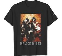 ARDYX Malice Mizer Shirt, Malice Mizer T-Shirt Short Sleeve T-Shirt Black