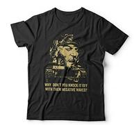 ARDYX Why Dont You Knock it Off with Them Negative Waves Tshirt - Kellys Heroes Unisex Black
