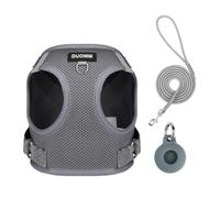 ARDZLALS Pet Harness Pet Traction Rope Chest Harness Anti-lost Comfortable And Lightweight Cat And Dog Universal-dark Gray-m