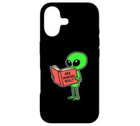 Are Humans Real Funny Alien Space UFO Conspiracy Case for iPhone 17