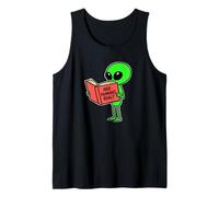 are Humans Real Funny Alien Space UFO Conspiracy Tank Top