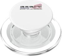 Are We Great Again Yet Political Satire Patriotic USA Design PopSockets PopGrip for MagSafe