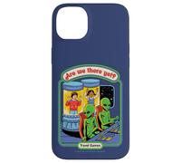 Are We There Yet Alien UFO Retro Vintage Funny Adult Humor Case for iPhone 14 Plus