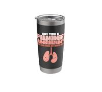 are You A Pulmonary Embolism Fighter PE Awareness Support Stainless Steel Insulated Tumbler