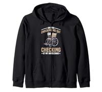 Are You Checking Me Out Or Checking At My Wheelchair - Zip Hoodie