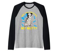 are You Checking Out My Mutt Raglan Baseball Tee