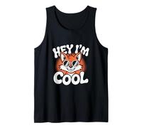 Are You Cool Funny Text Quote Funny Cool People Hey I’m Cool Tank Top