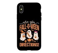 Are You Fall-O-Ween Directions Cute Ghosts Case for iPhone X/XS