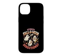 Are You Fall O Ween Directions Funny Ghost Map Halloween Case for iPhone 14 Plus